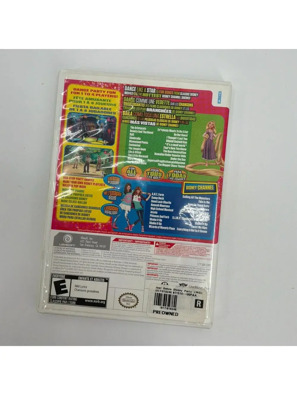 WII Just Dance Disney Party DVD Game